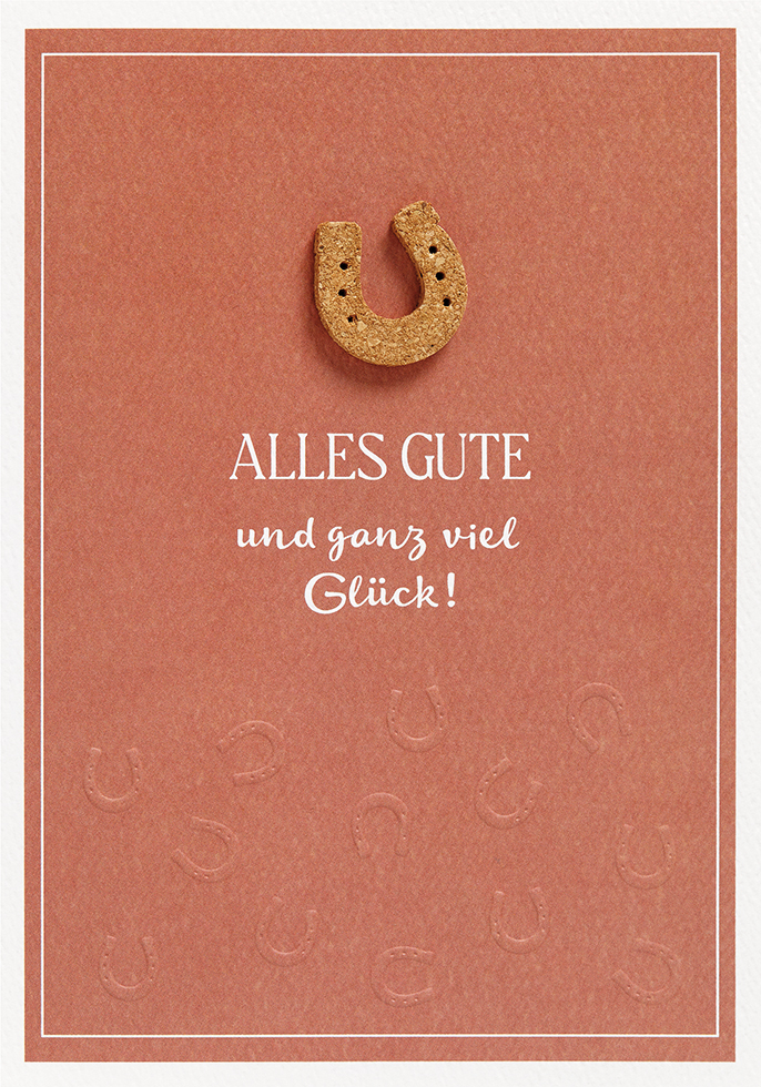 Klappkarte Alles Gute, DIN C6 