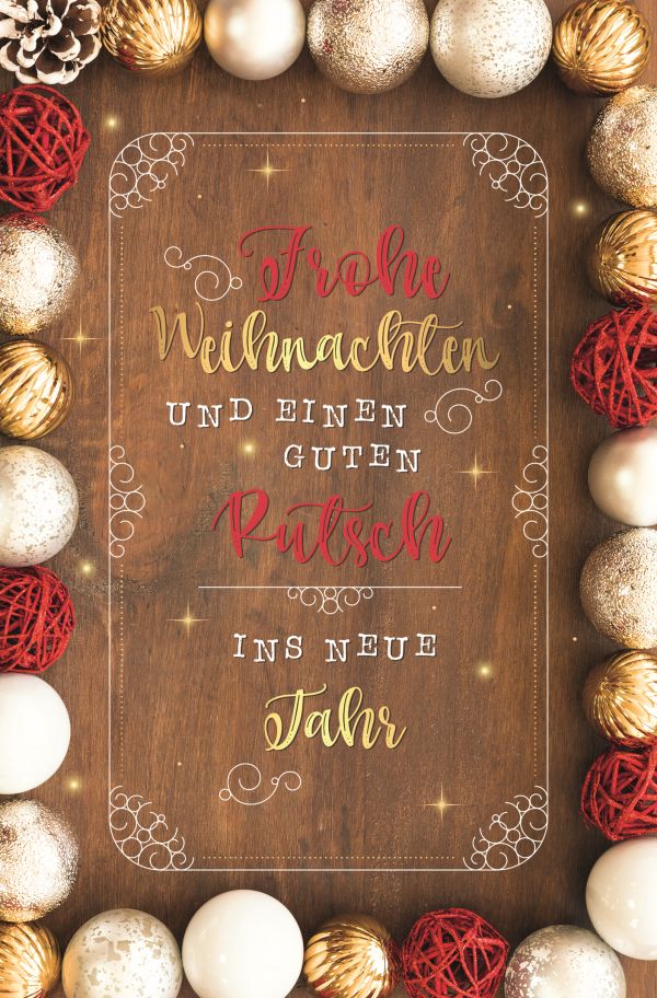 100 Klappkarten (OP) Weihnachten, DIN C6