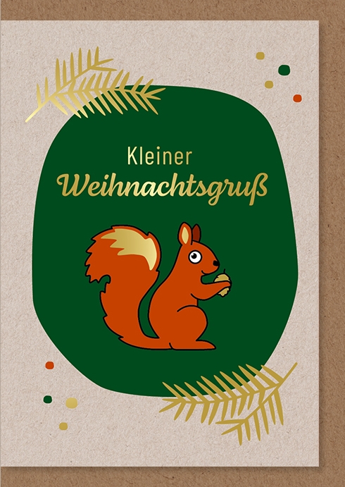 6 x 6 Midikarten im Sortiment, Weihnachten, Midi 11 cm x 8 cm ,UVP 2,50