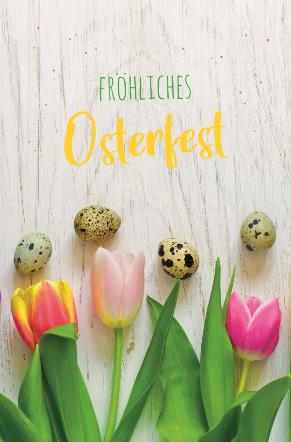 100 Klappkarten (OP) Ostern, DIN C6 