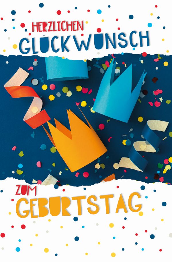 100 Klappkarten (OP) Geburtstag, DIN C6