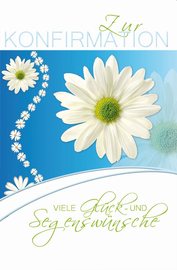 100 Klappkarten (OP) Konfirmation, DIN C6