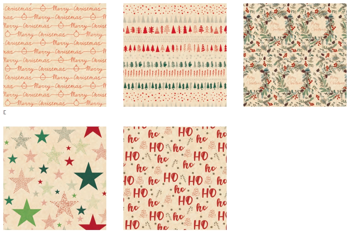50 Rollen Baumfreies Weihnachts-Papier (OP) 3,95 € im Karton 