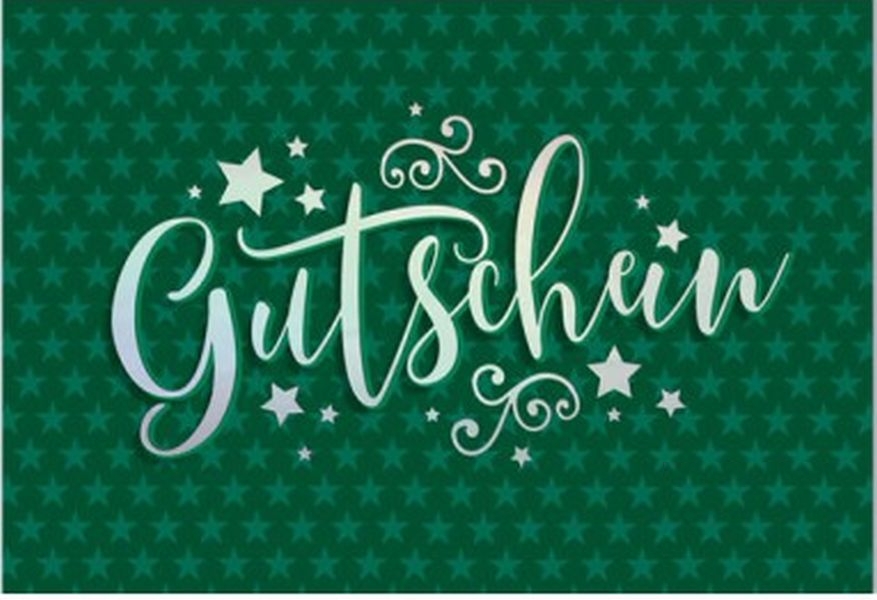 Klappkarte Gutschein Weihnachten DIN C6  