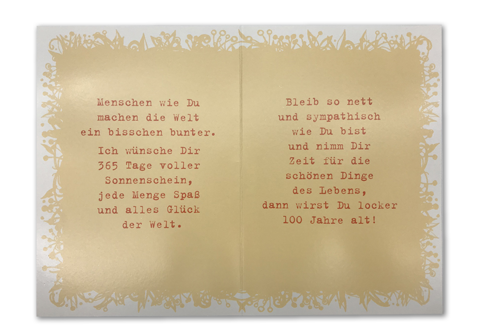 Klappkarte, Geburtstag, DIN C6
