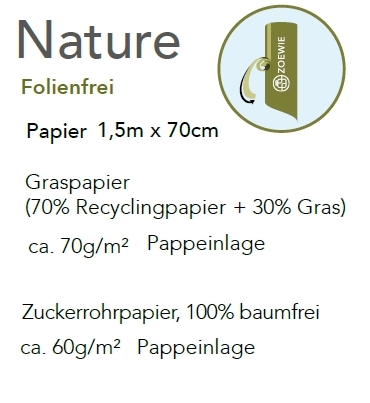 50 Rollen Baumfreies Papier (OP) 3,95 € im Karton 