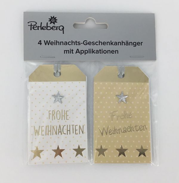 36 Pack (VK:2,99/Pack) Geschenkanhänger im Sortiment, Weihnachten, Mini 5,5 cm x 8 cm