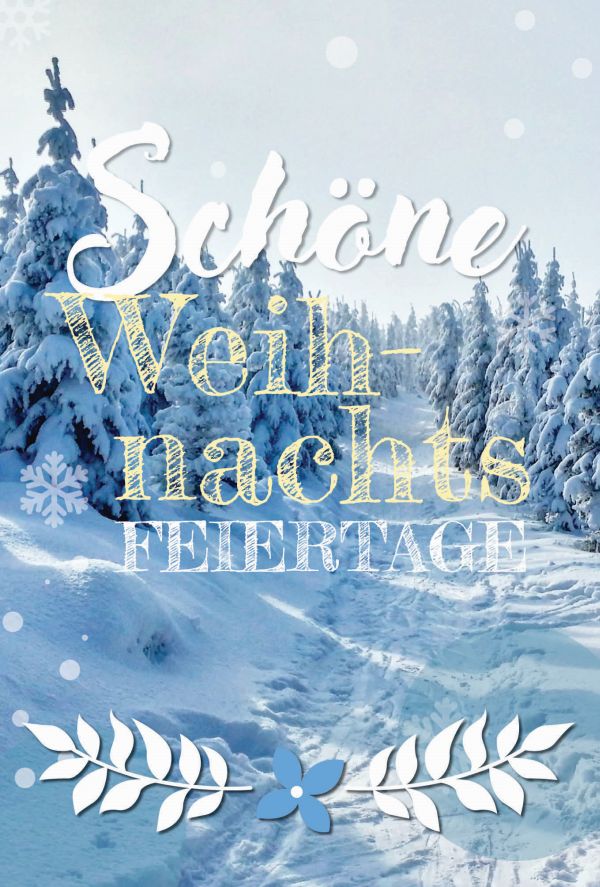 Klappkarte Weihnachten, DIN C6