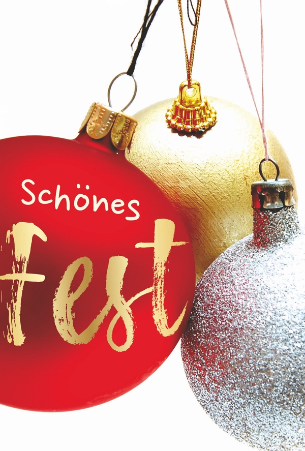 Klappkarte Weihnachten, DIN C6 