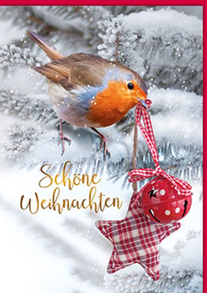 Klappkarte Weihnachten, Midi Hoch 8 x 11