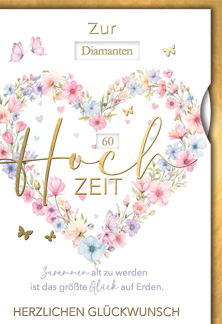 Klappkarte Hochzeitstage, Drehzahl, DIN C6 