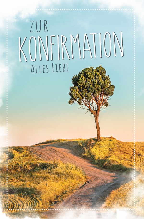 100 Klappkarten (OP) Konfirmation, DIN C6
