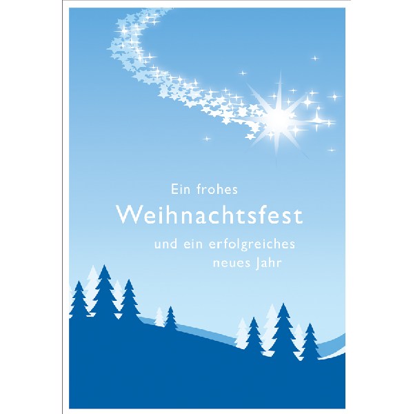 Klappkarte Weihnachten, DIN C6 