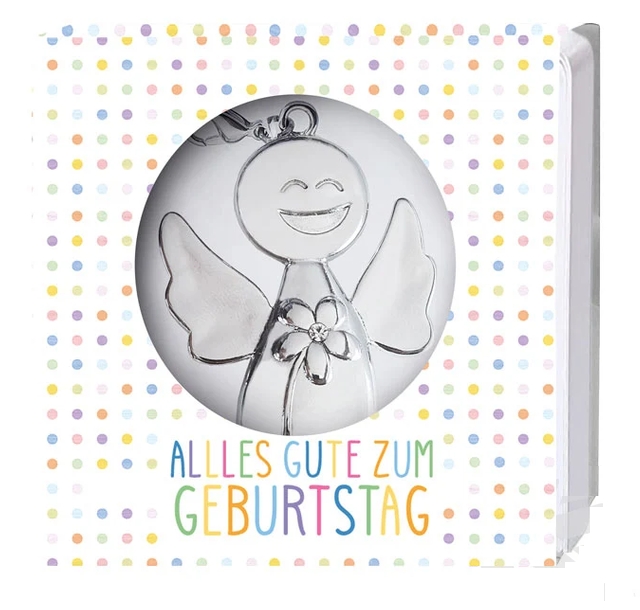 Schutzengel Metall-Anhänger in Geschenkschachtel