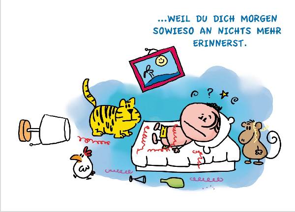 Klappkarte, Junggesellenabschied, DIN C6