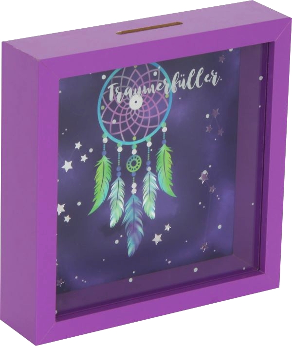 6 x 3 Spardosen mit Glasfront