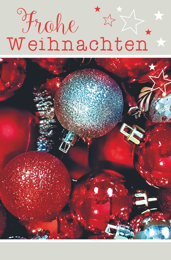 100 Klappkarten (OP) Weihnachten, DIN C6 
