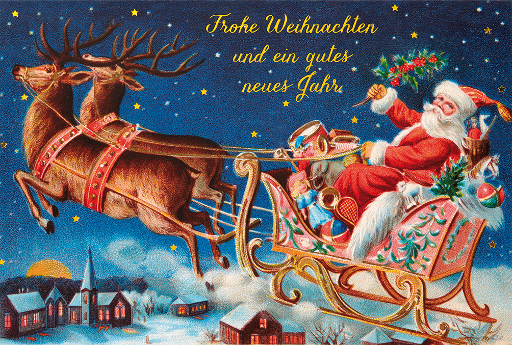 Klappkarte Weihnachten, DIN C6