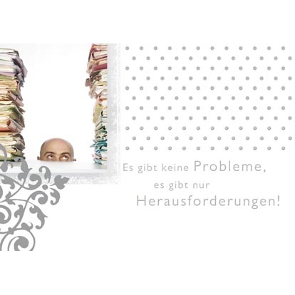 Klappkarte, neuer Job, DIN A5