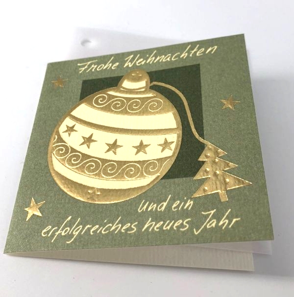 6 x 6 Anhänger im Sortiment, Weihnachten, UVP 1,50 € / Stück