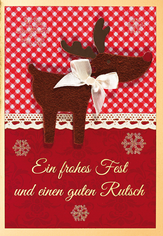 Klappkarte Weihnachten, DIN C6