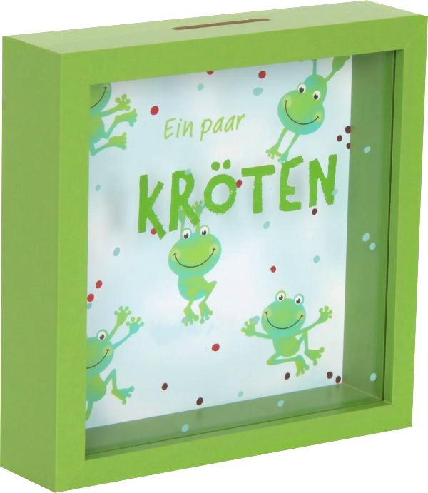 6 x 3 Spardosen mit Glasfront
