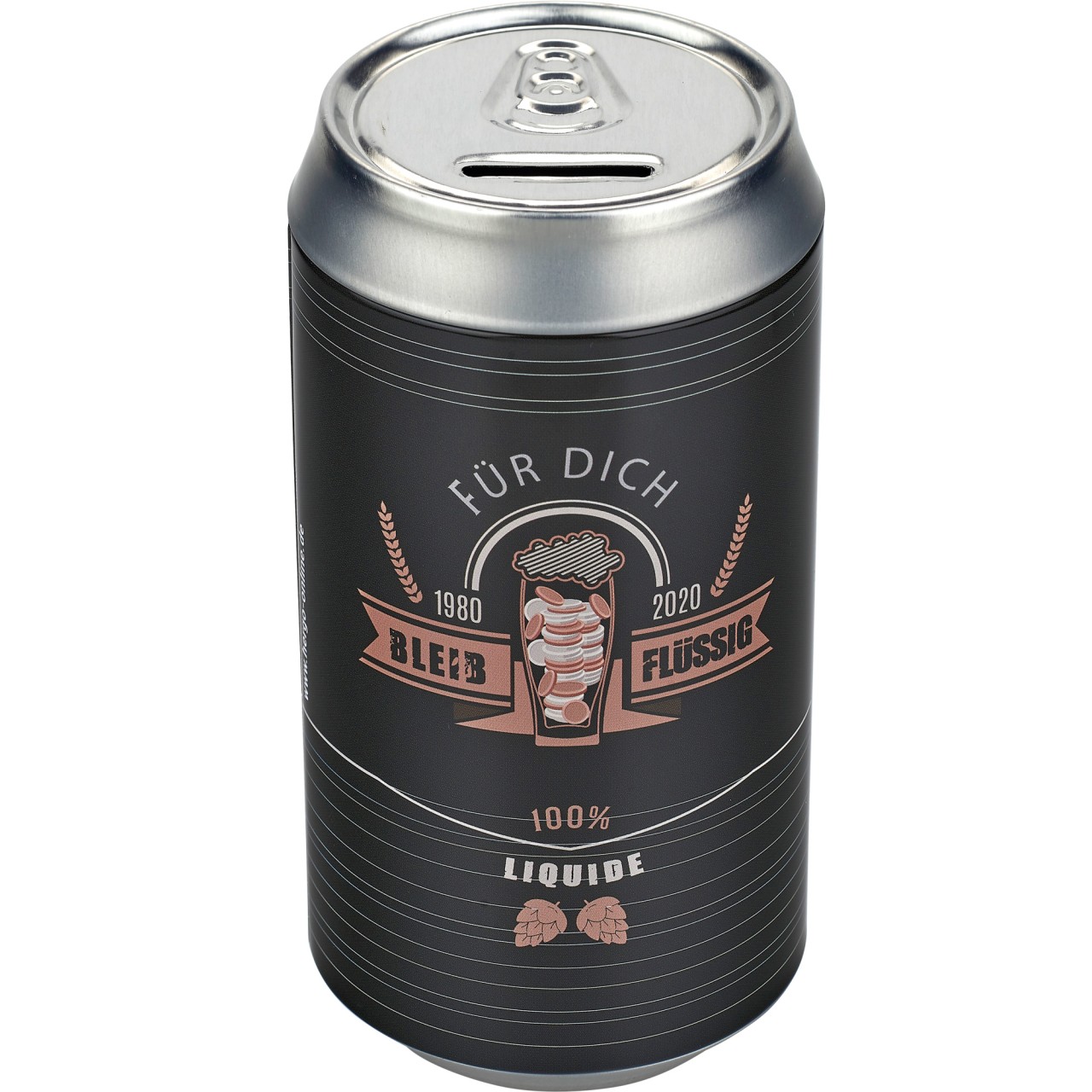 16 Maxi-Bier-Spardosen mit Text 