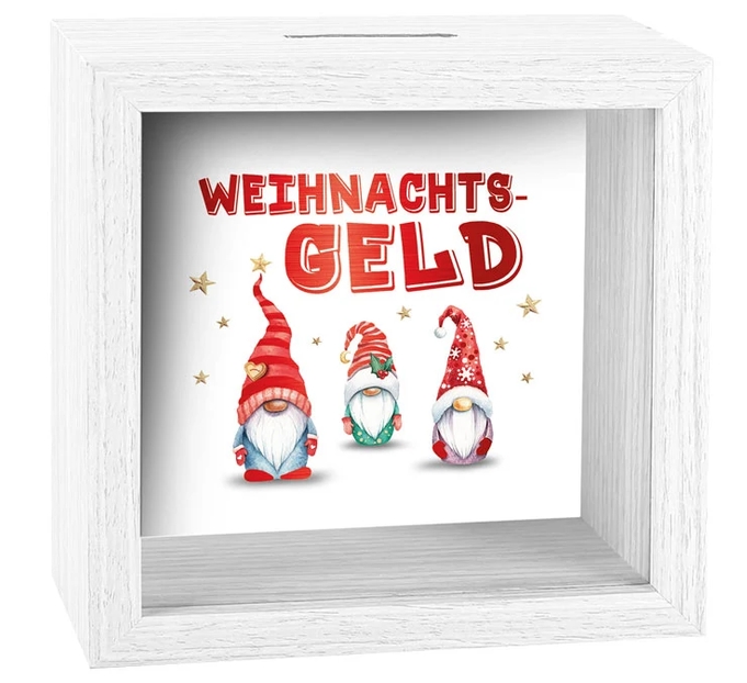 6 x 3 Spardosen mit Glasfront klein