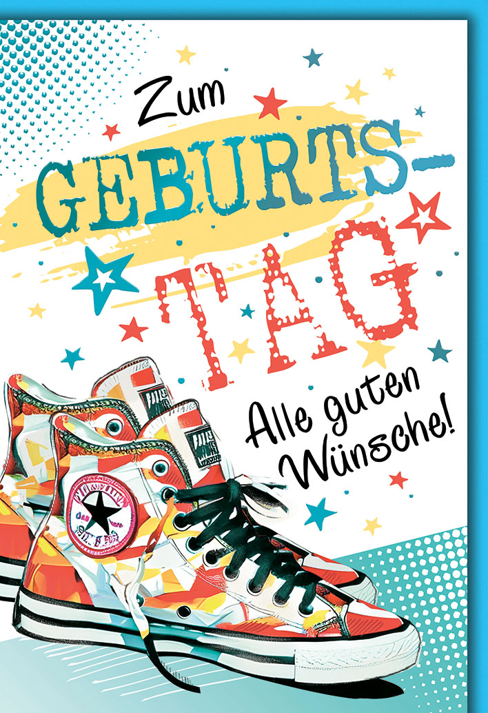 Klappkarte Teenager-Geburtstag, DIN C6 