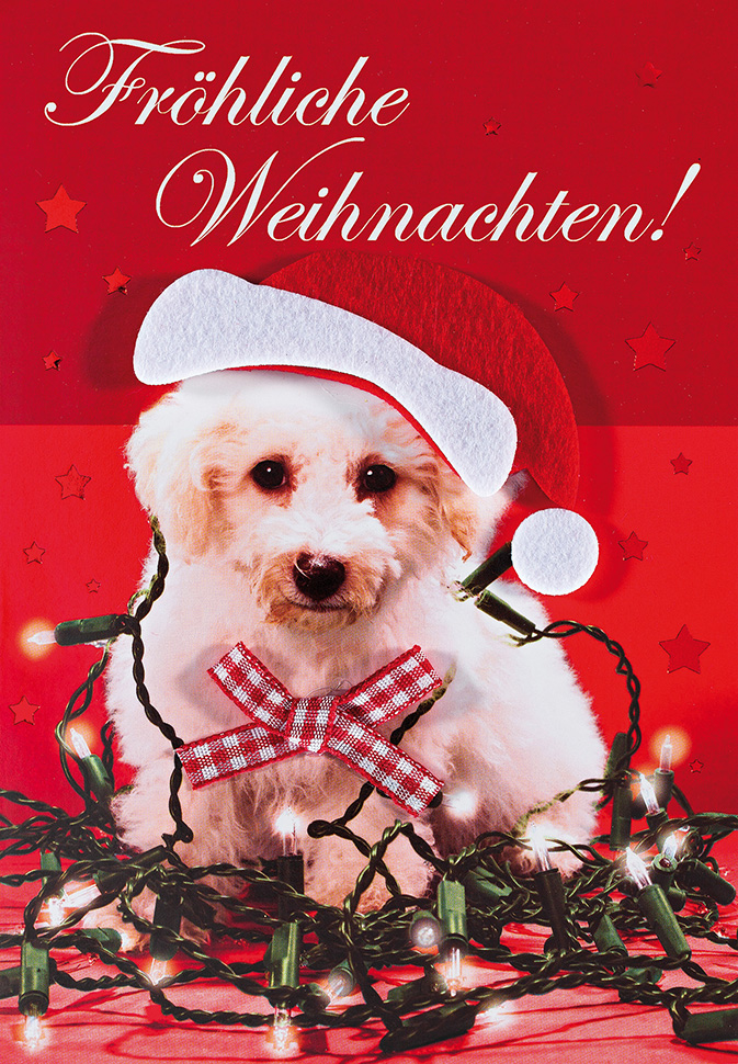 Klappkarte Weihnachten, DIN C6