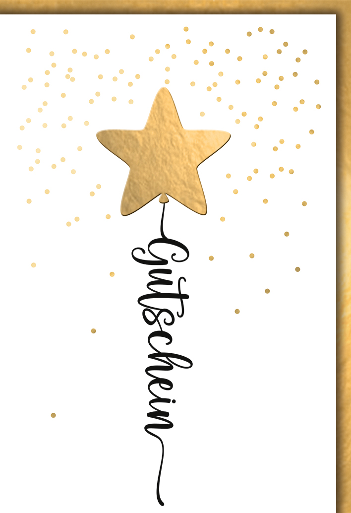 Klappkarte Gutschein Weihnachten DIN C6  