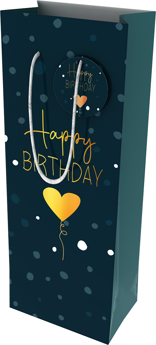 Tüte, Flasche, Geburtstag