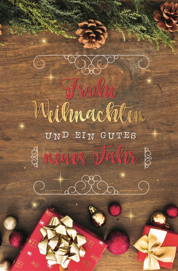 100 Klappkarten (OP) Weihnachten, DIN C6