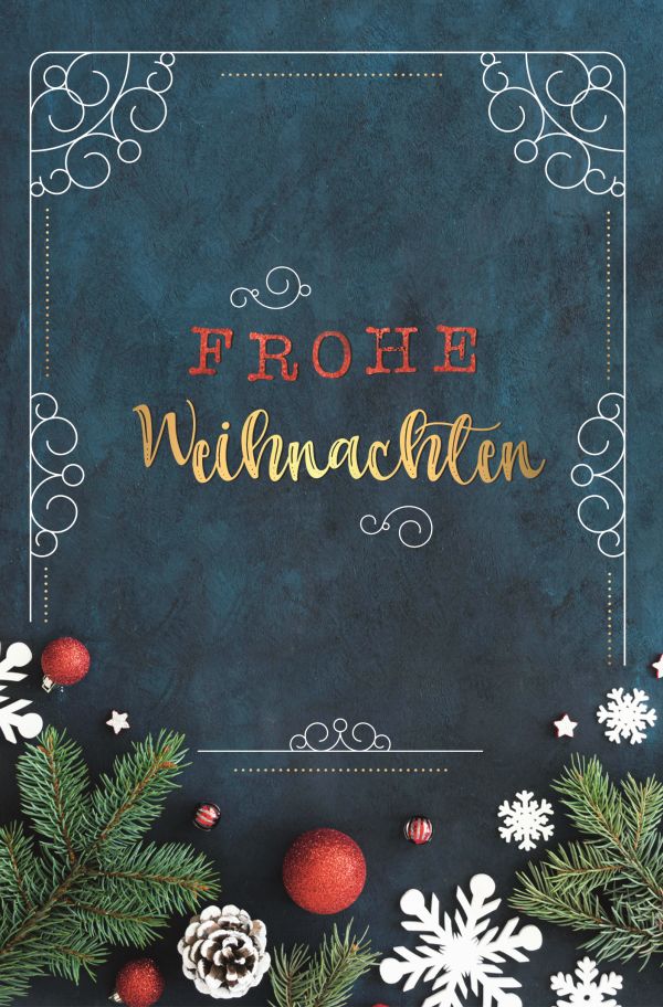 100 Klappkarten (OP) Weihnachten, DIN C6