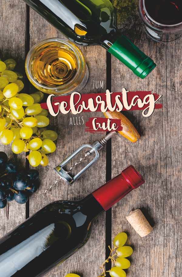 100 Klappkarten (OP) Geburtstag, DIN C6 