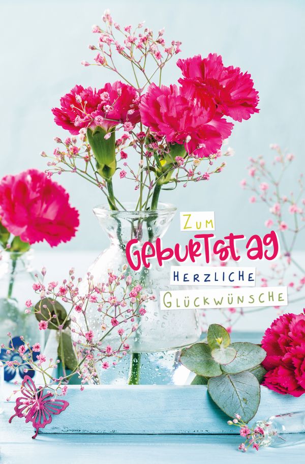 100 Klappkarten (OP) Geburtstag, DIN C6