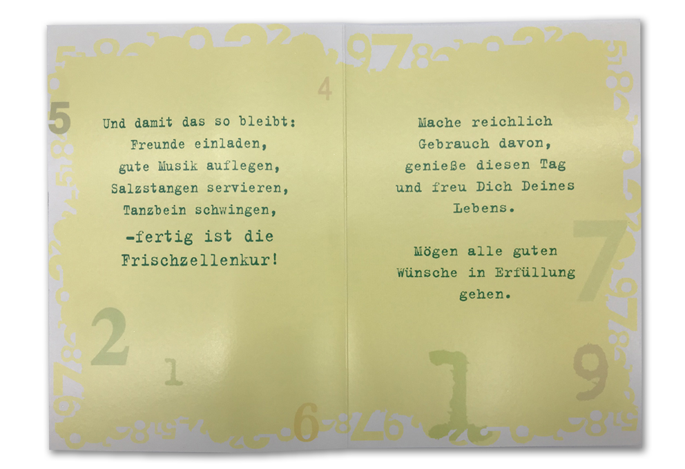 Klappkarte, Geburtstag, DIN C6