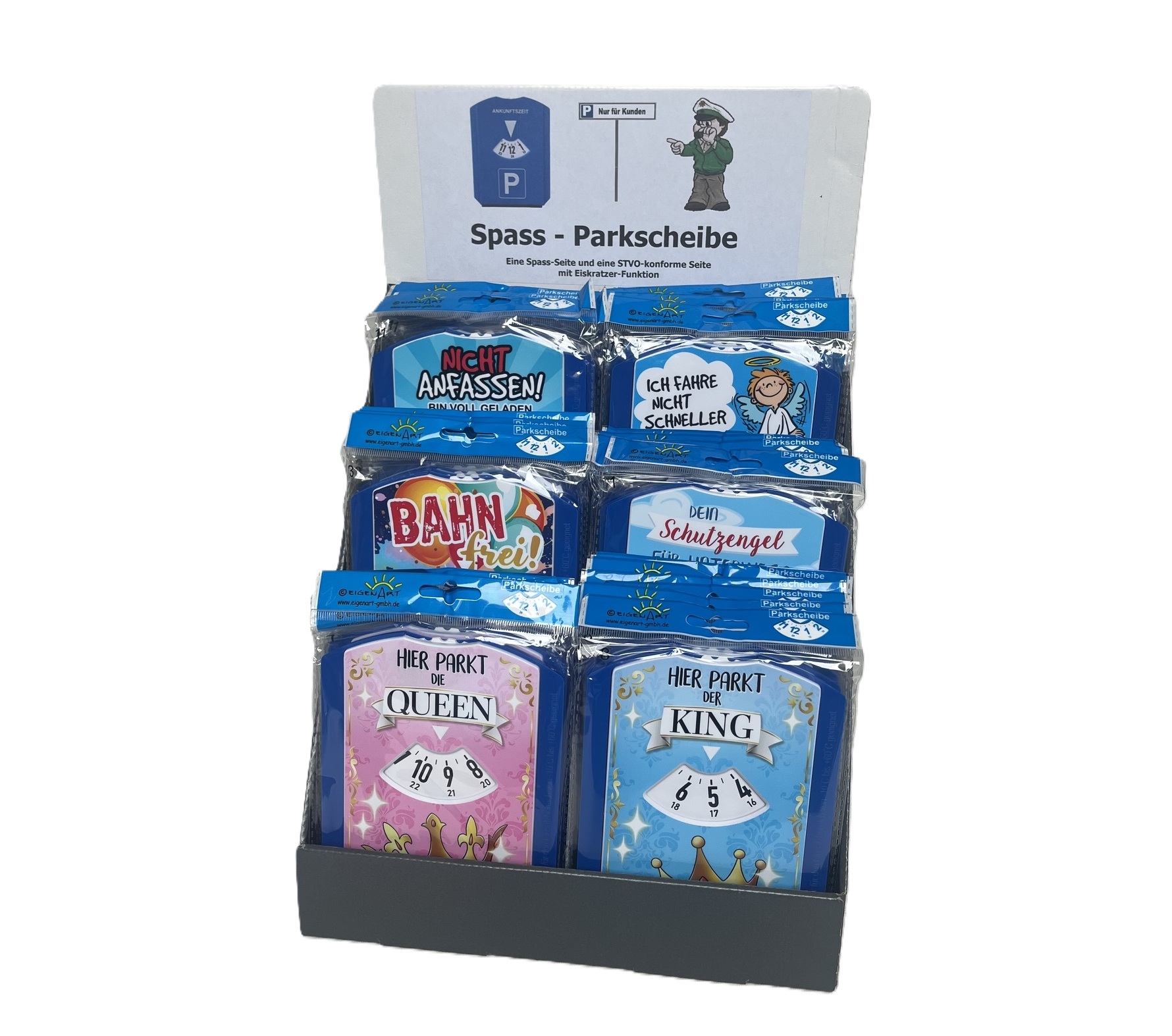 6 x 6 Parkscheiben Eiskratzer 4,95