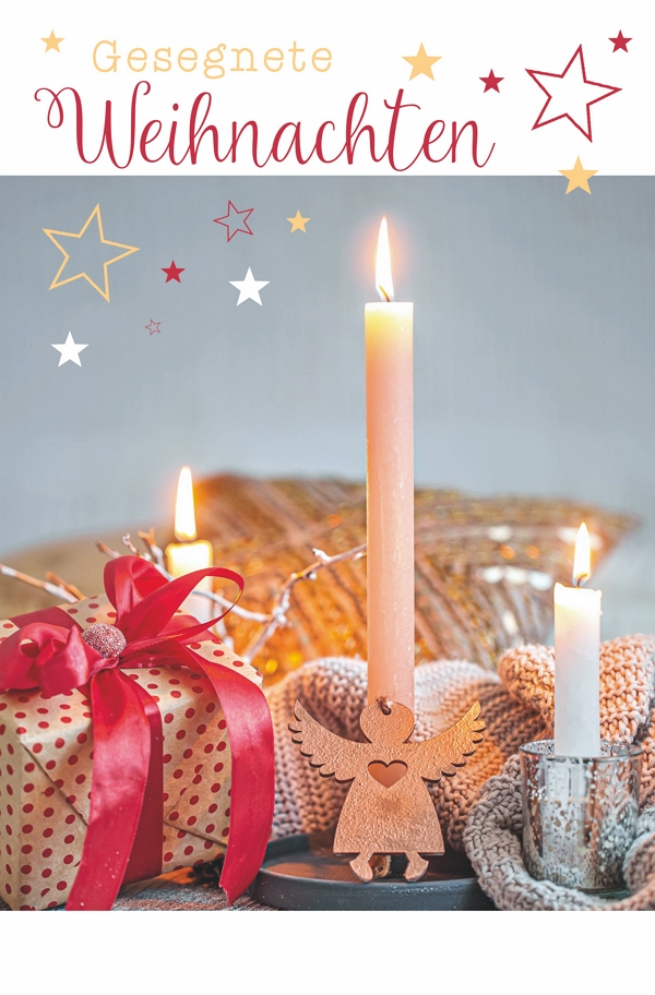 100 Klappkarten (OP) Weihnachten, DIN C6 