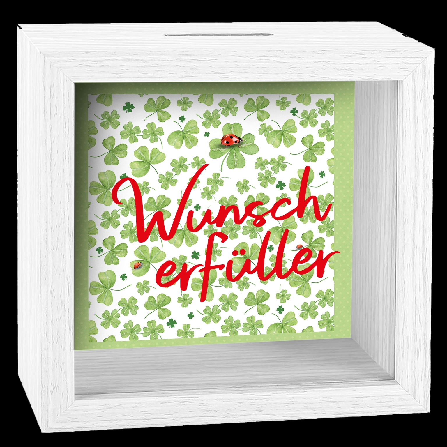 6 x 3 Spardosen mit Glasfront klein