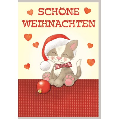 Klappkarte Weihnachten, DIN C6 