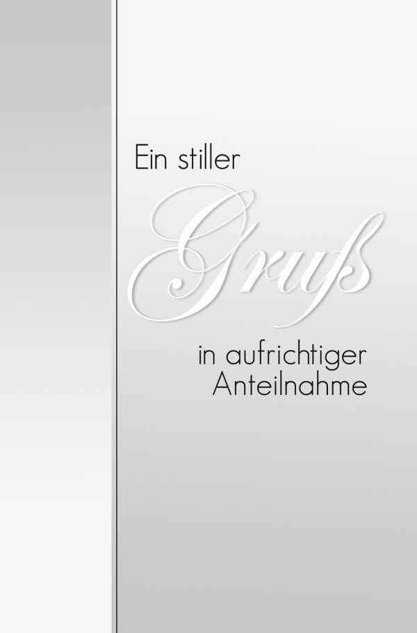 100 Klappkarten (OP) Trauer, DIN C6