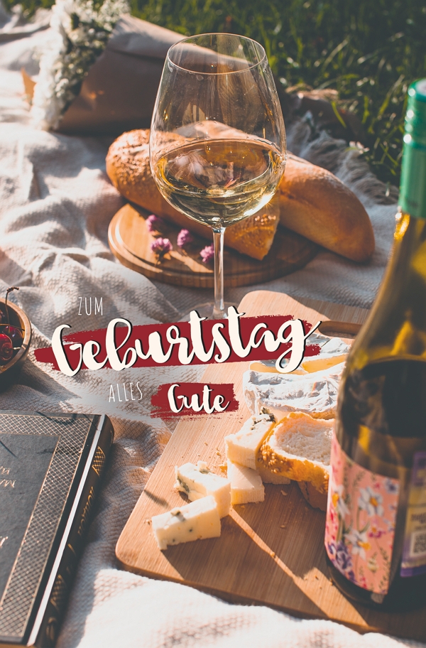 100 Klappkarten (OP) Geburtstag, DIN C6 