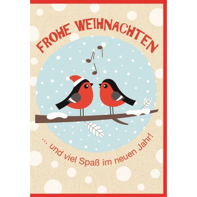 Klappkarte Weihnachten, DIN C6  