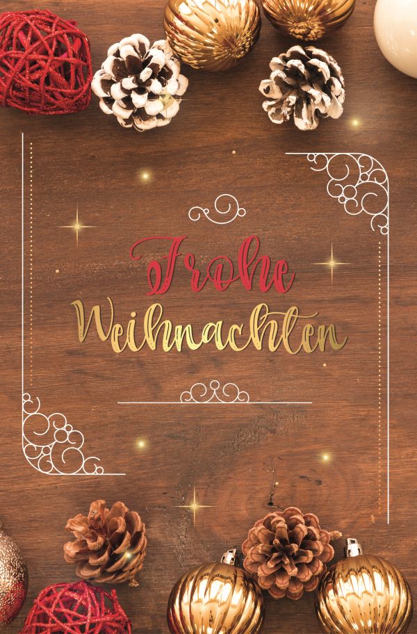 100 Klappkarten (OP) Weihnachten, DIN C6