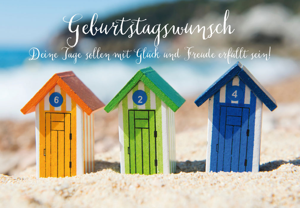 Klappkarte Geburtstag, DIN C6