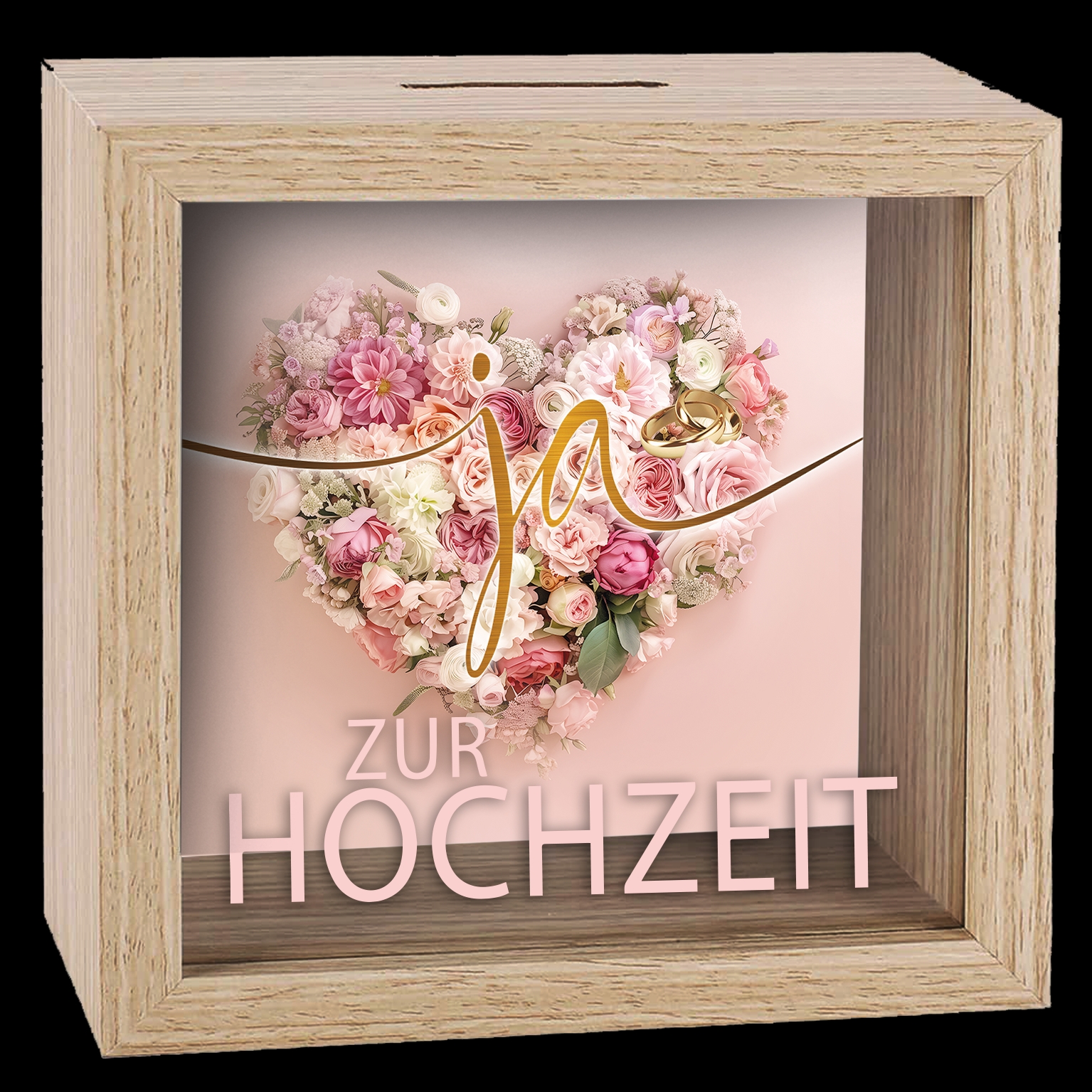 6 x 3 Spardosen mit Glasfront klein